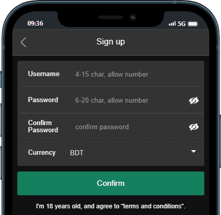 Baji Live Sign up